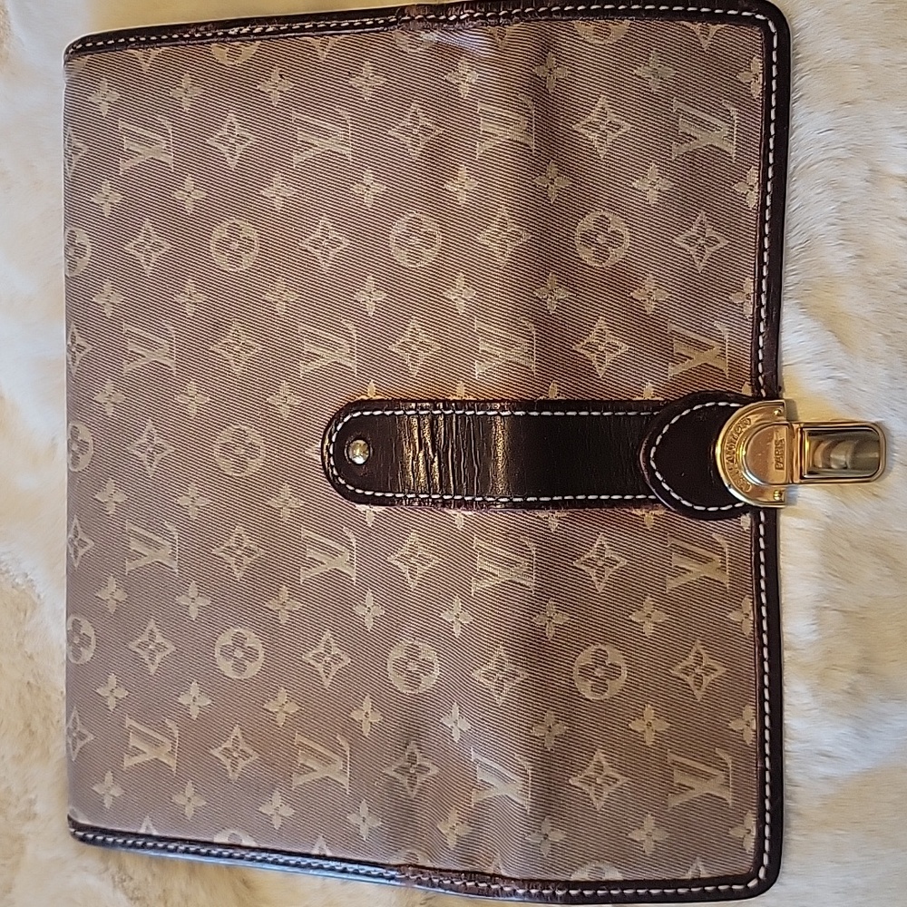 RARE Vintage Louis Vuitton Canvas IDYLLE SEPIA SARAH Wallet - Picture 9 of 11